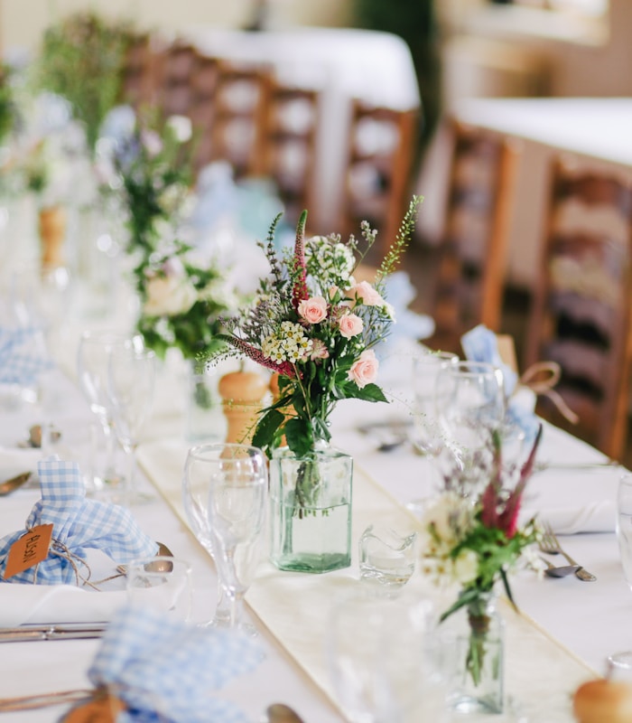Luxury wedding décor